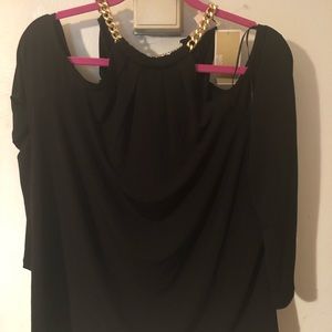 Michael Kors cold shoulder top